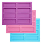8 Rectangle Silicone Molds