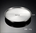 Thick Stainless Steel Round Dinner Plate
