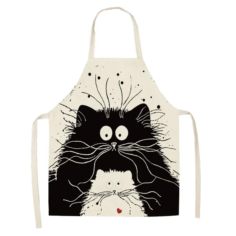 Cartoon Cat Apron