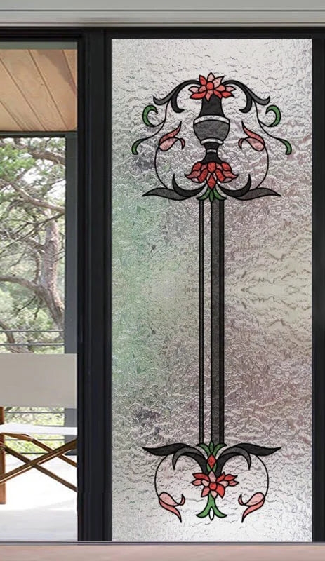 Frosted Stained Glass Window Film