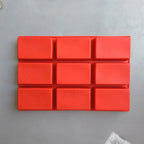 1pc 9-Cavity Silicone Mini Loaf Pan