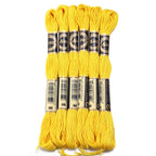 6pcs/lot Colorful Polyester Embroidery Thread