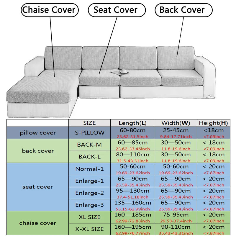 Stretch Elastic Sofa Cushion Cover