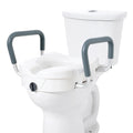 Raised Toilet Seat  Round , Elongated Toilet, Twist Lock