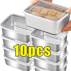 Stainless Steel Food Storage Container, Lid