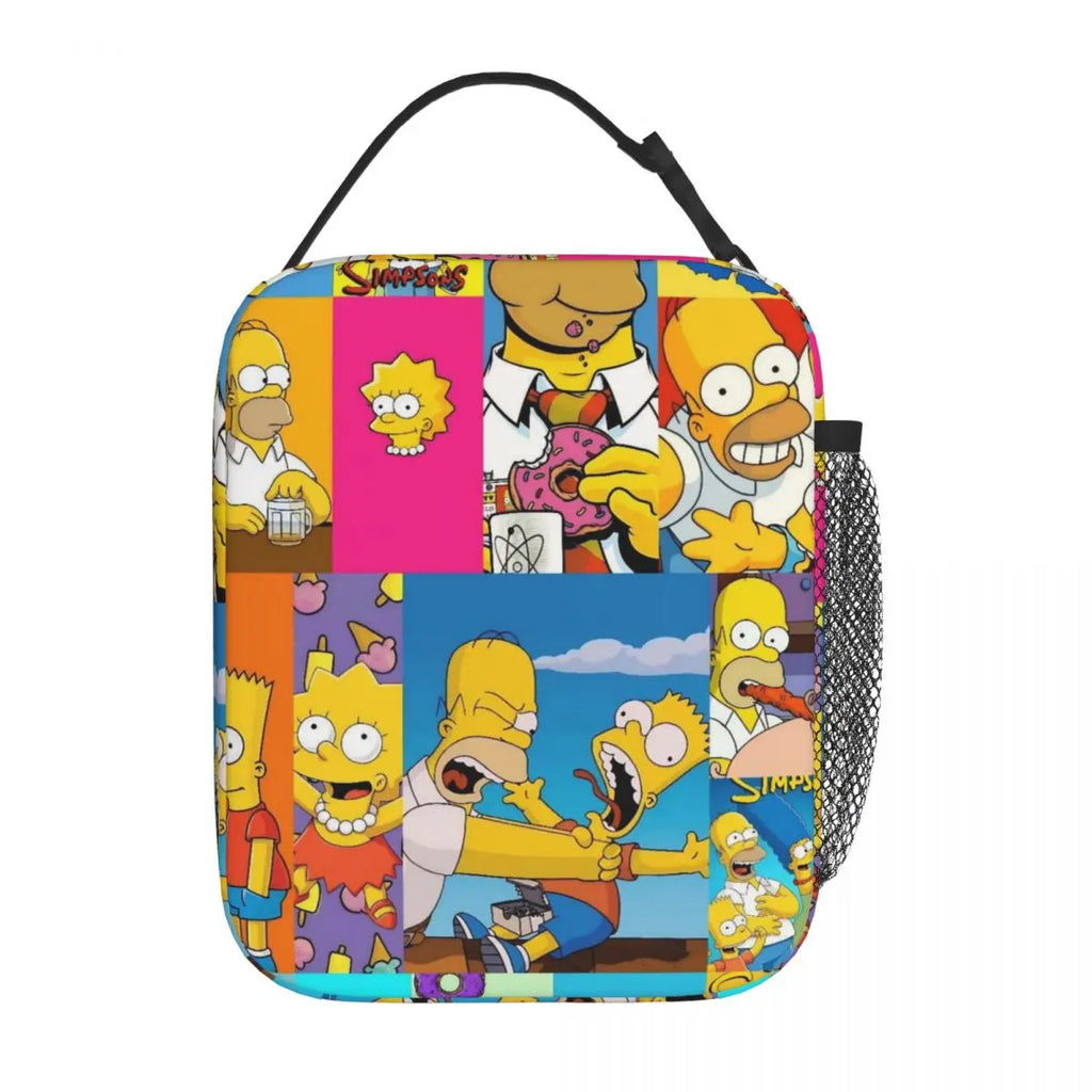 Simpsons Cartoon Insulated Lunch Bag