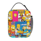 Simpsons Cartoon Insulated Lunch Bag