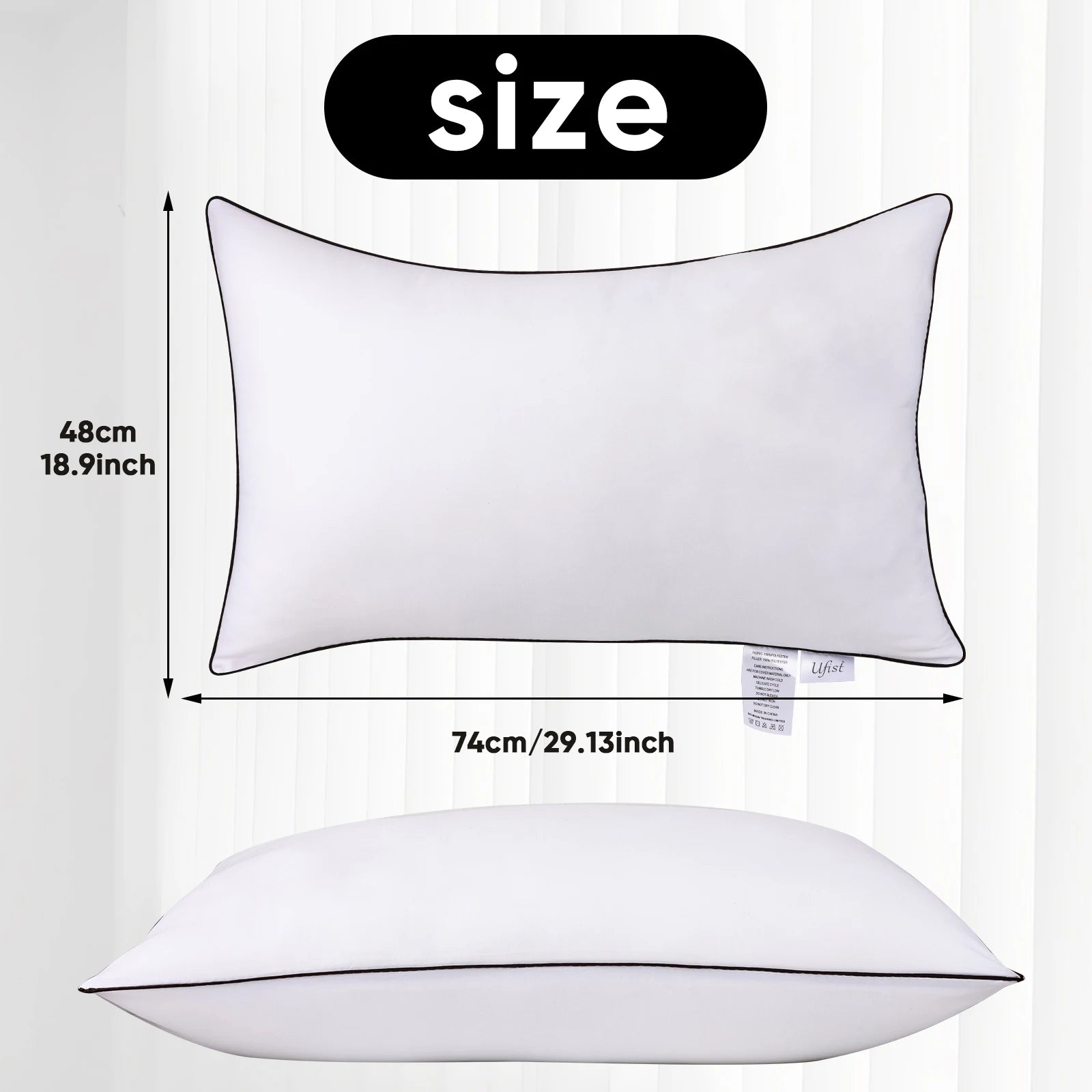 1pc/2pcs luxury pillow