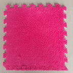 10Pcs Plush Puzzle Mat , 30x30x1CM