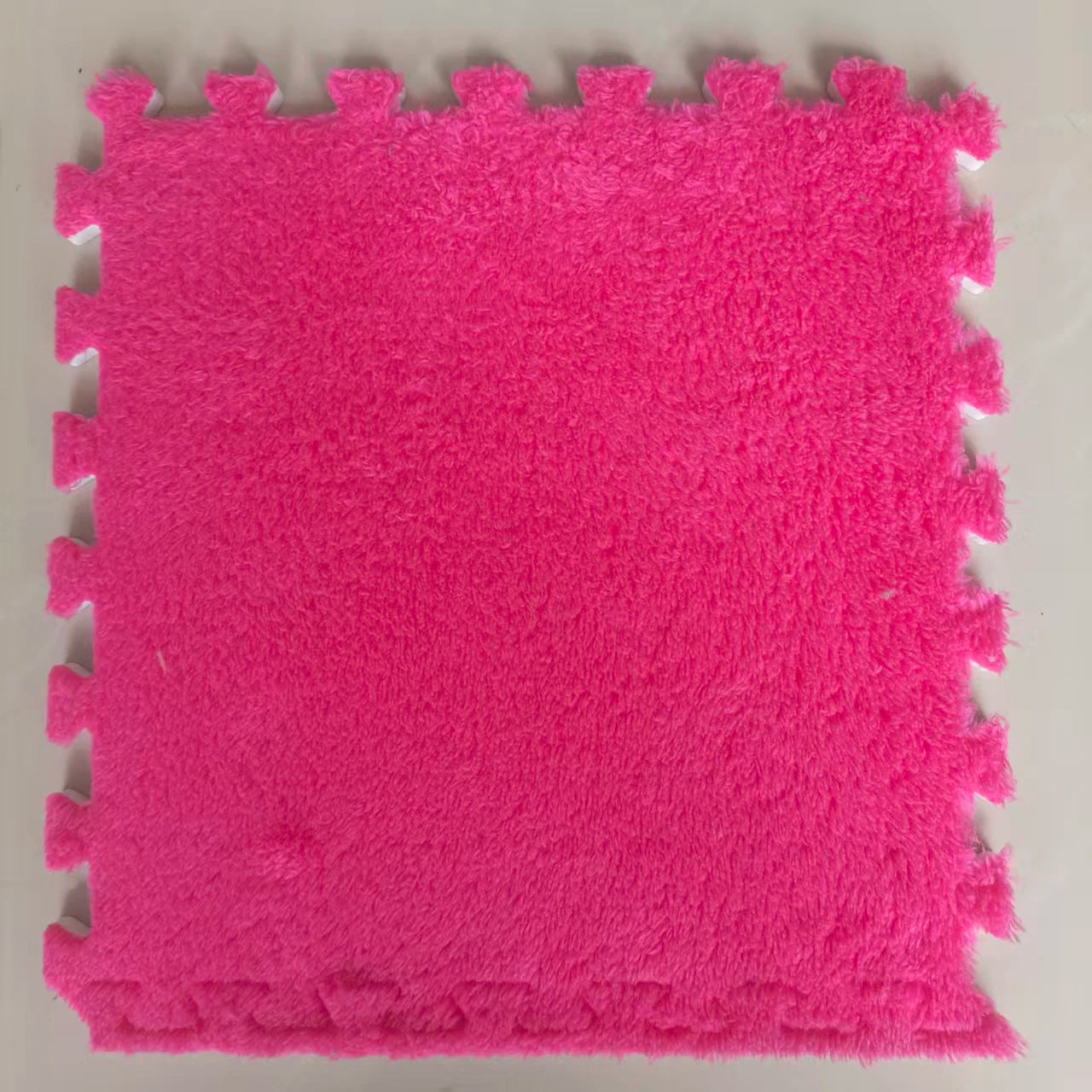 10Pcs Plush Puzzle Mat , 30x30x1CM