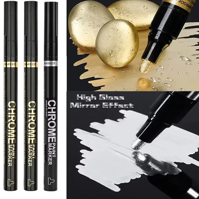 5/1pcs Chrome Pen Marker