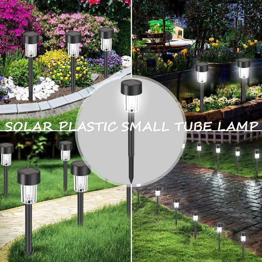 12 Pack solar powered small tube Light