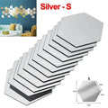 Hexagon Acrylic Mirror Wall Sticker