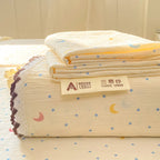 Bed Sheet with Lace Trim