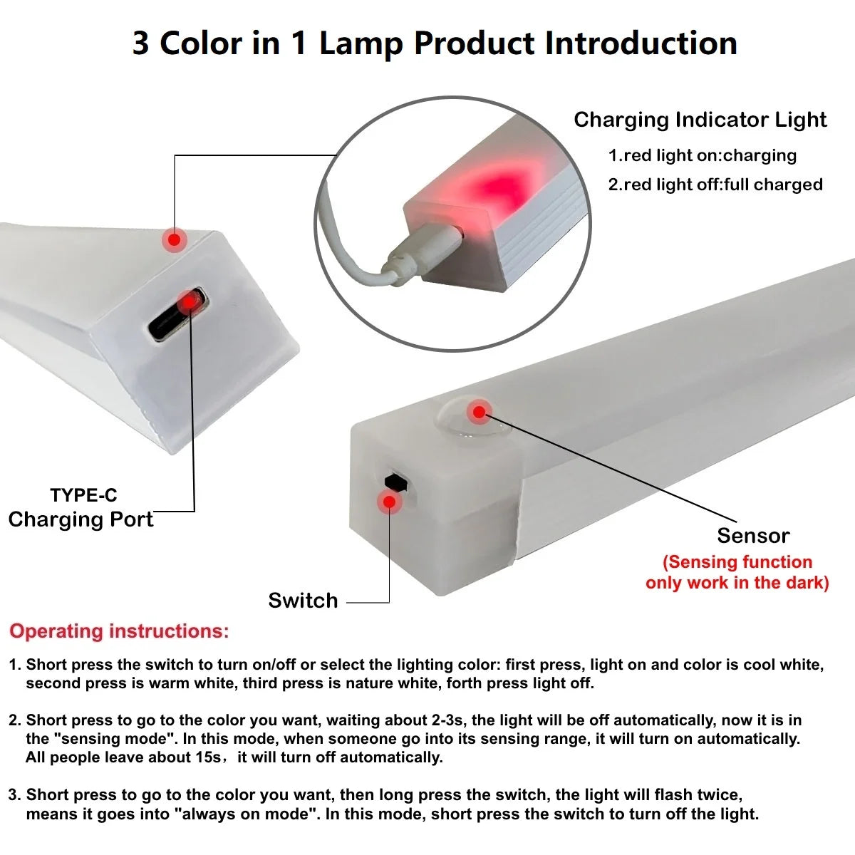 Motion Sensor Wireless, LED Night Light
