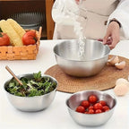 1-3 Stainless Steel Bowl Set with Scale