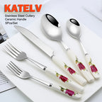 Ceramic Handle Tableware Set