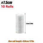 10 Rolls Breathable Gauze Bandage Rolls