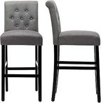 30'' Set of 4 Bar Chairs  Gray