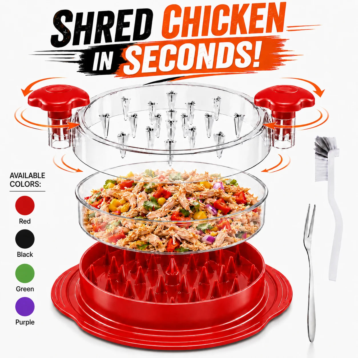 3 Pack Upgraded Shredder
