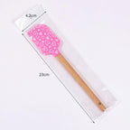 Silicone Spatula Set with Wooden Handles