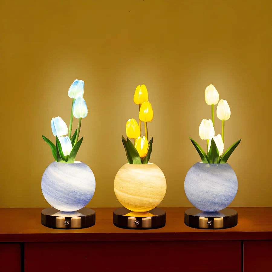 Tulip LED Night Light/ USB Rechargeable