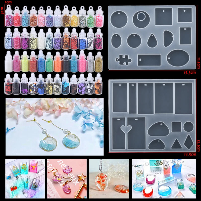 16 Epoxy Casting Molds Set