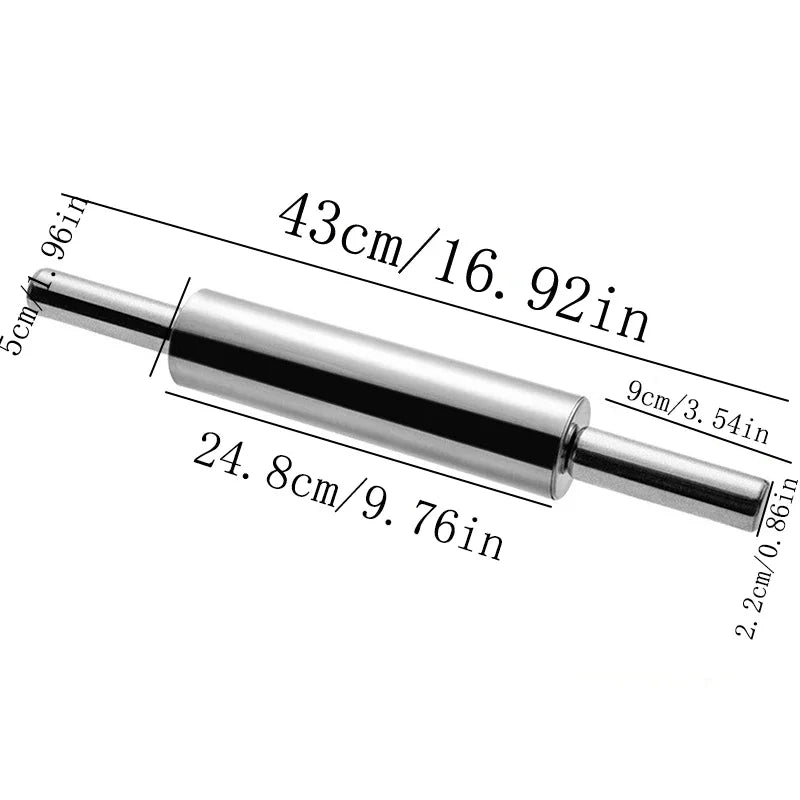 Stainless Steel Rolling Pin