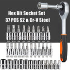 46Pcs  Mechanic Bit Socket Set