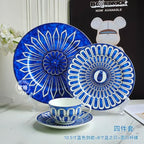 European Style Blue Tableware