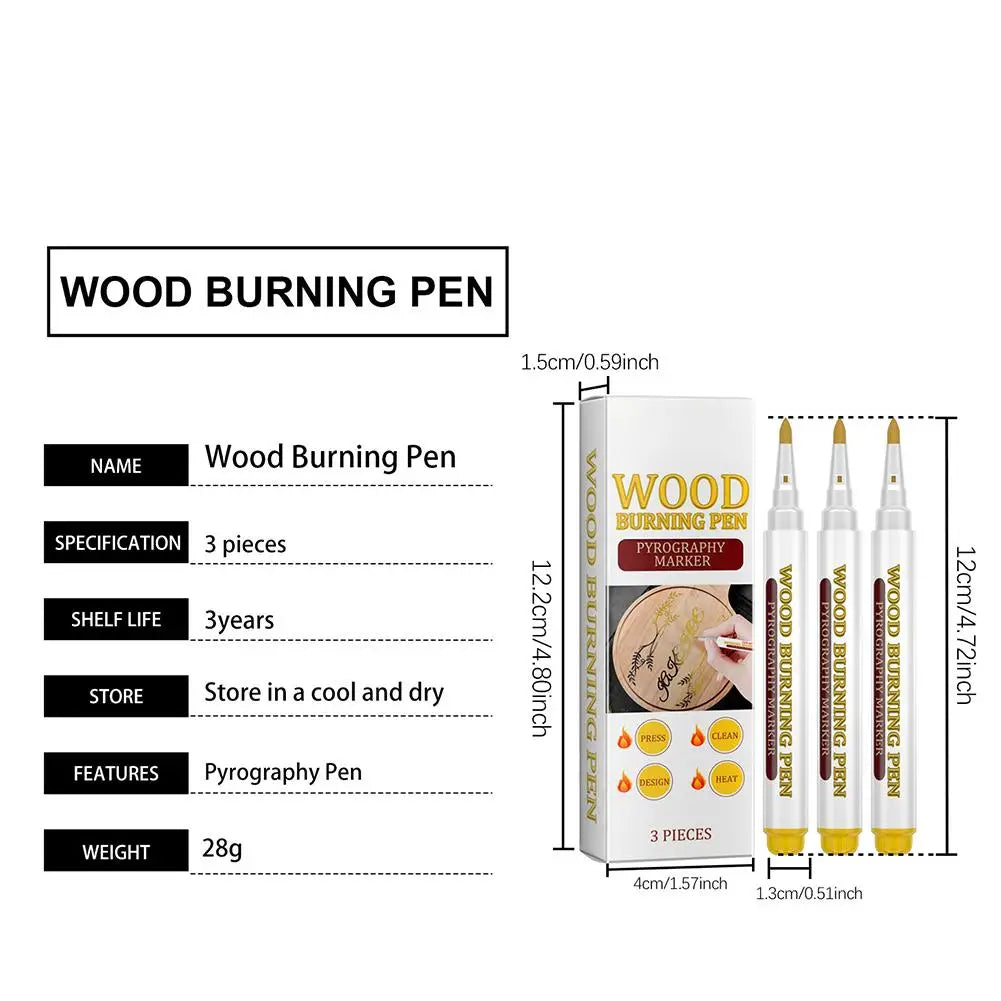 3pcs Wood Burning Pen