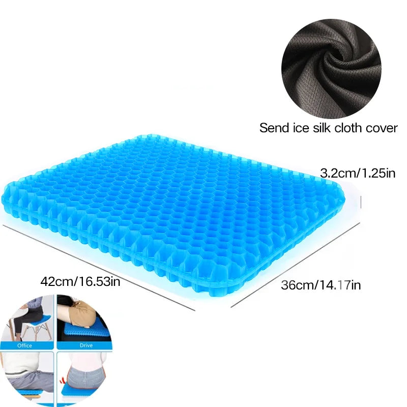 Car Gel Cooling Seat Cushion
