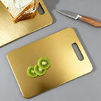 3pc Stainless Steel Gold Cutting Boards