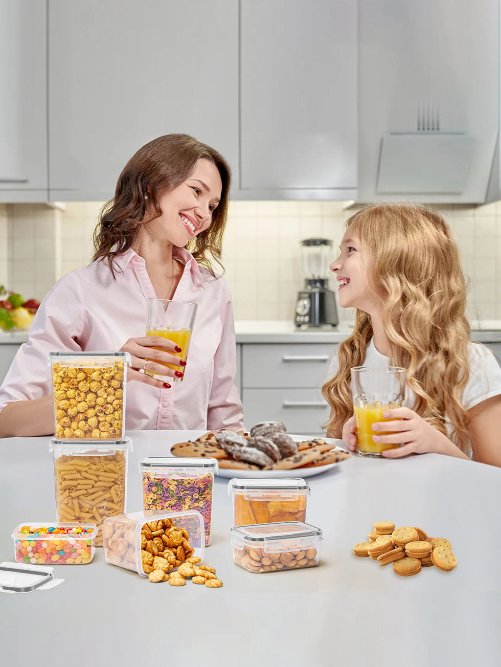 24pcs，Sealed food containers with LIDS