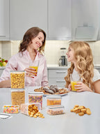 24pcs，Sealed food containers with LIDS