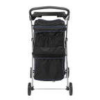 Pet Stroller for 2, Double 4-Wheel