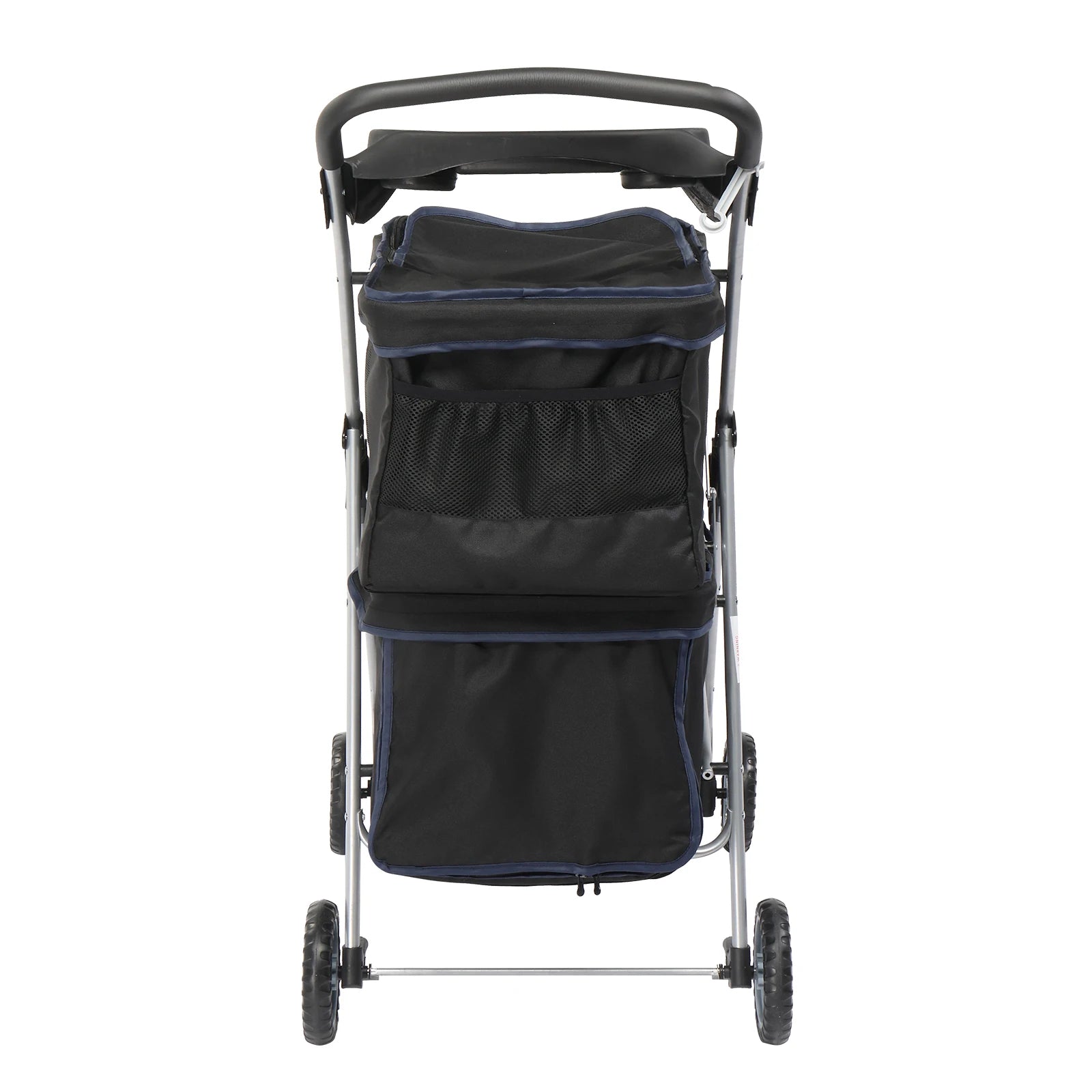 Pet Stroller for 2, Double 4-Wheel