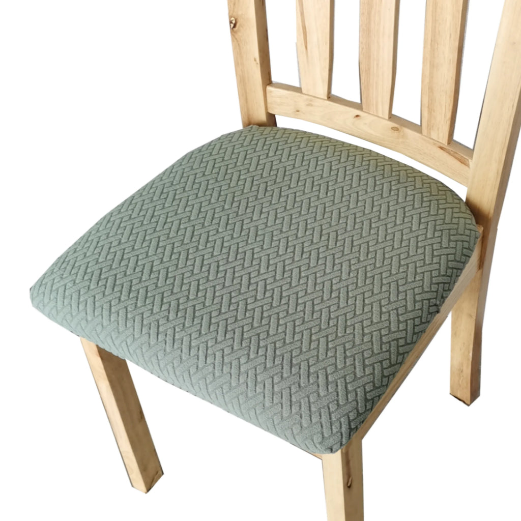 Jacquard Elastic Chair Cushion Cover
