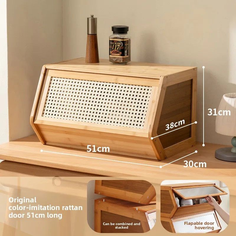 Bucket cabinet, storage can be stacked
