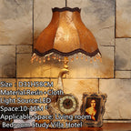 European Clock Peacock Lamp