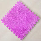 30*30CM Soft Plush Children Rug, Interlocking
