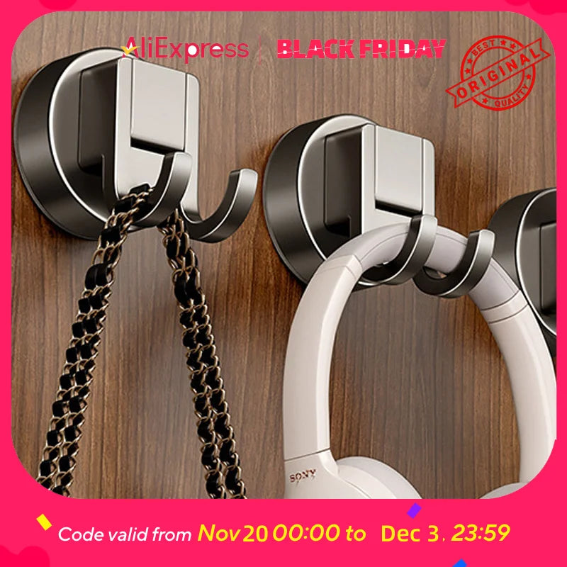 Suction Cup Hooks - Holds 5lbs, Removable, Reusable