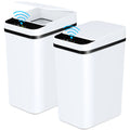 2- 12L Bathroom Automatic Trash Cans/ Touchless