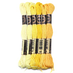 6pcs/lot Colorful Polyester Embroidery Thread
