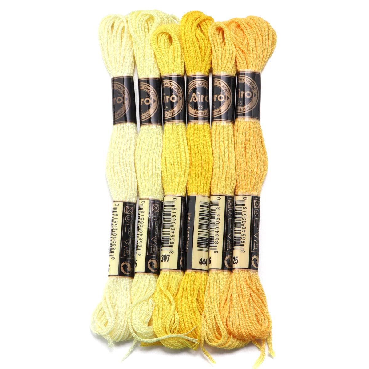 6pcs/lot Colorful Polyester Embroidery Thread