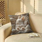 1pc Sleeping Bunny Pillow Cover