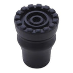 16/19/22 Black Rubber Cane Tip