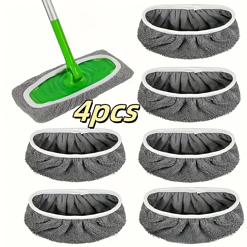 4 Reusable Mop Pads