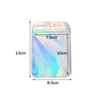 50pcs Holographic Zipper Small Food Storage