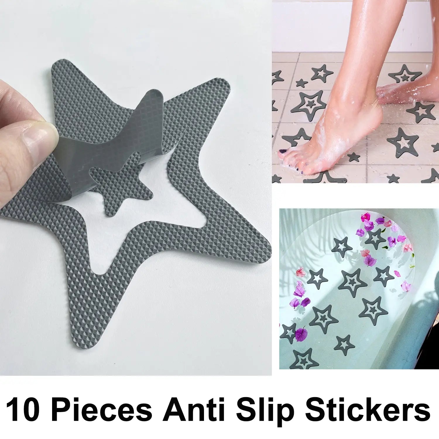 10 PCS Anti Slip Shower Tread Sticker